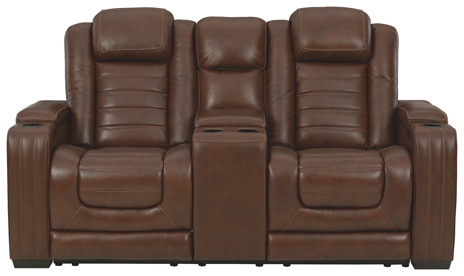 Ashley Backtrack Backtrack Power Reclining Loveseat with Console