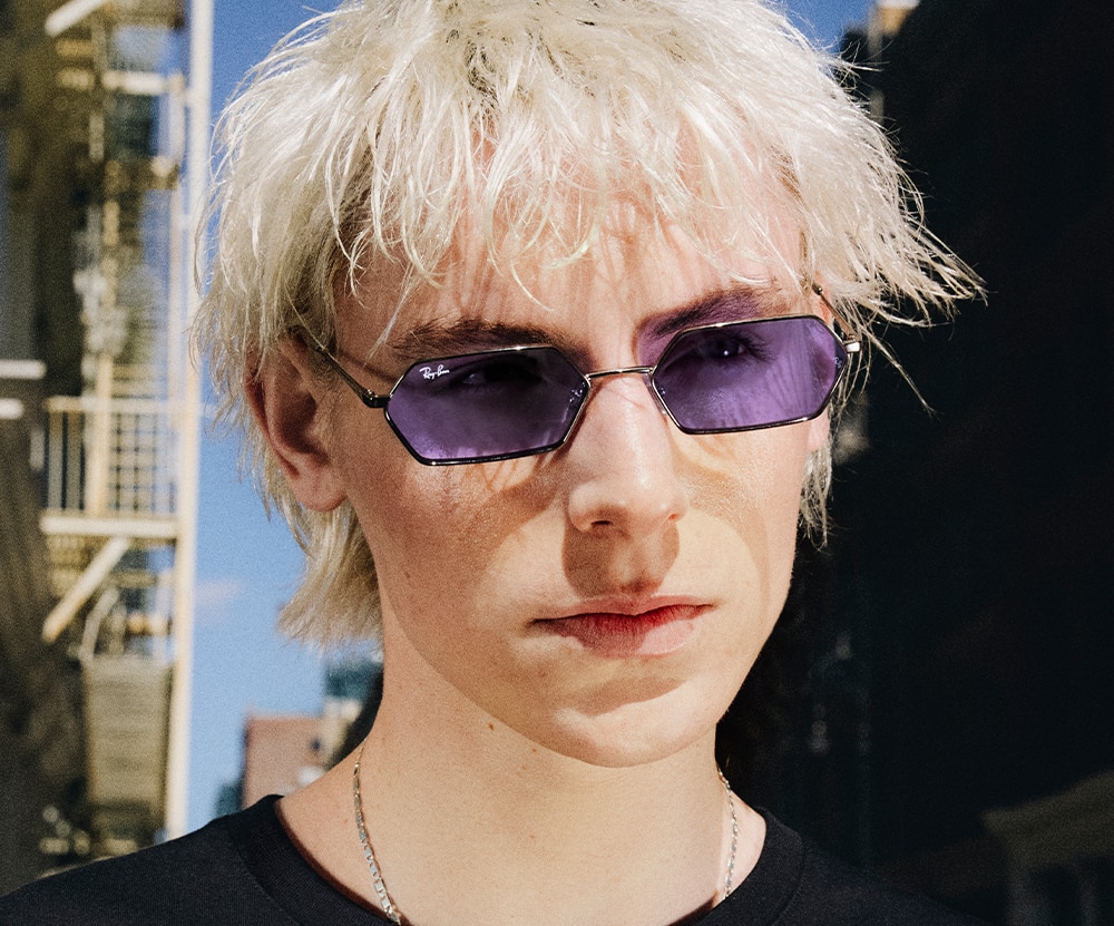 YEVI BIO-BASED Sunglasses in Gunmetal and Pink - RB3728 | Ray-Ban® US