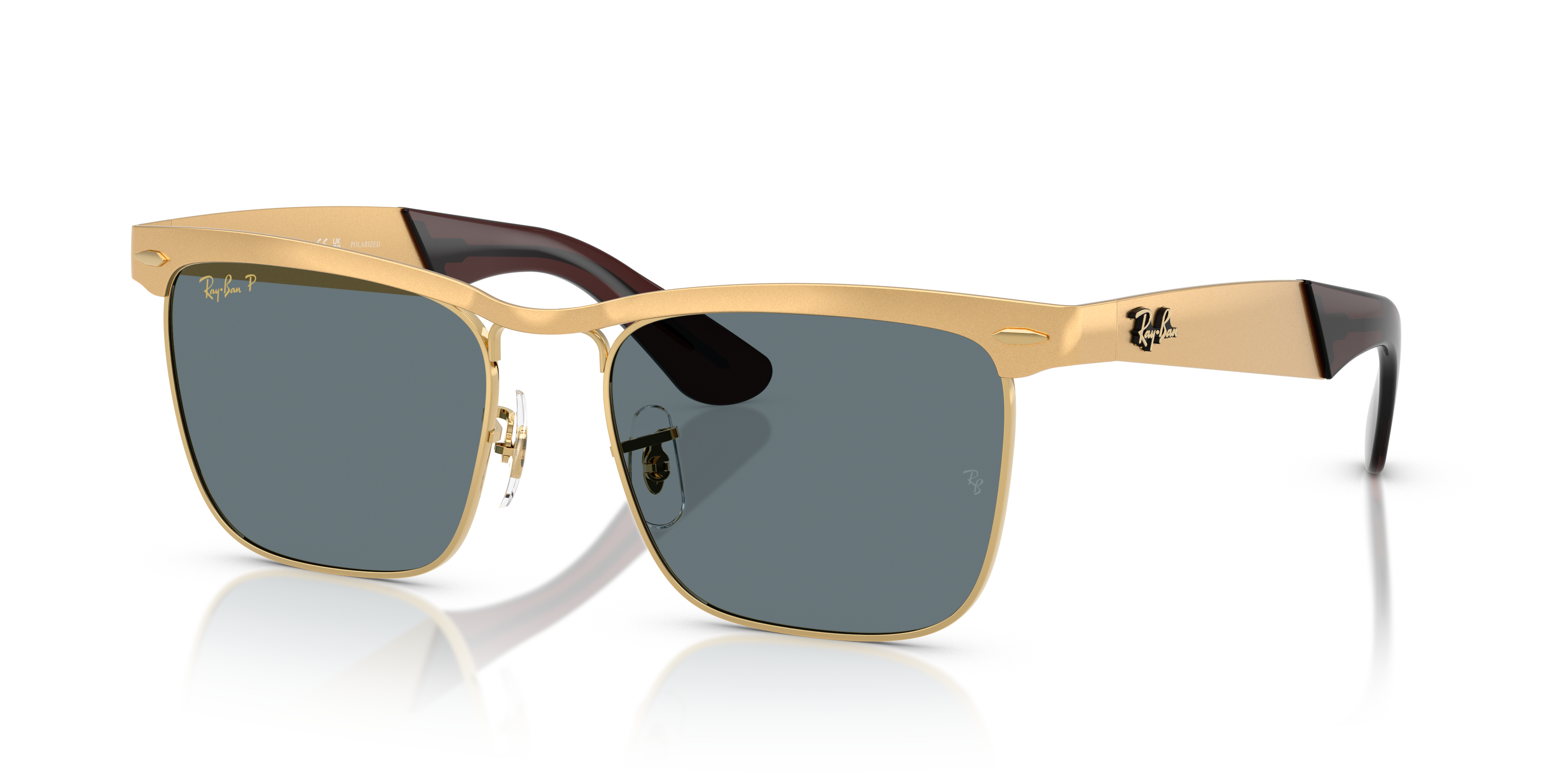 WAYFARER DELUXE Sunglasses in Sandblasted Legend Gold and Dark