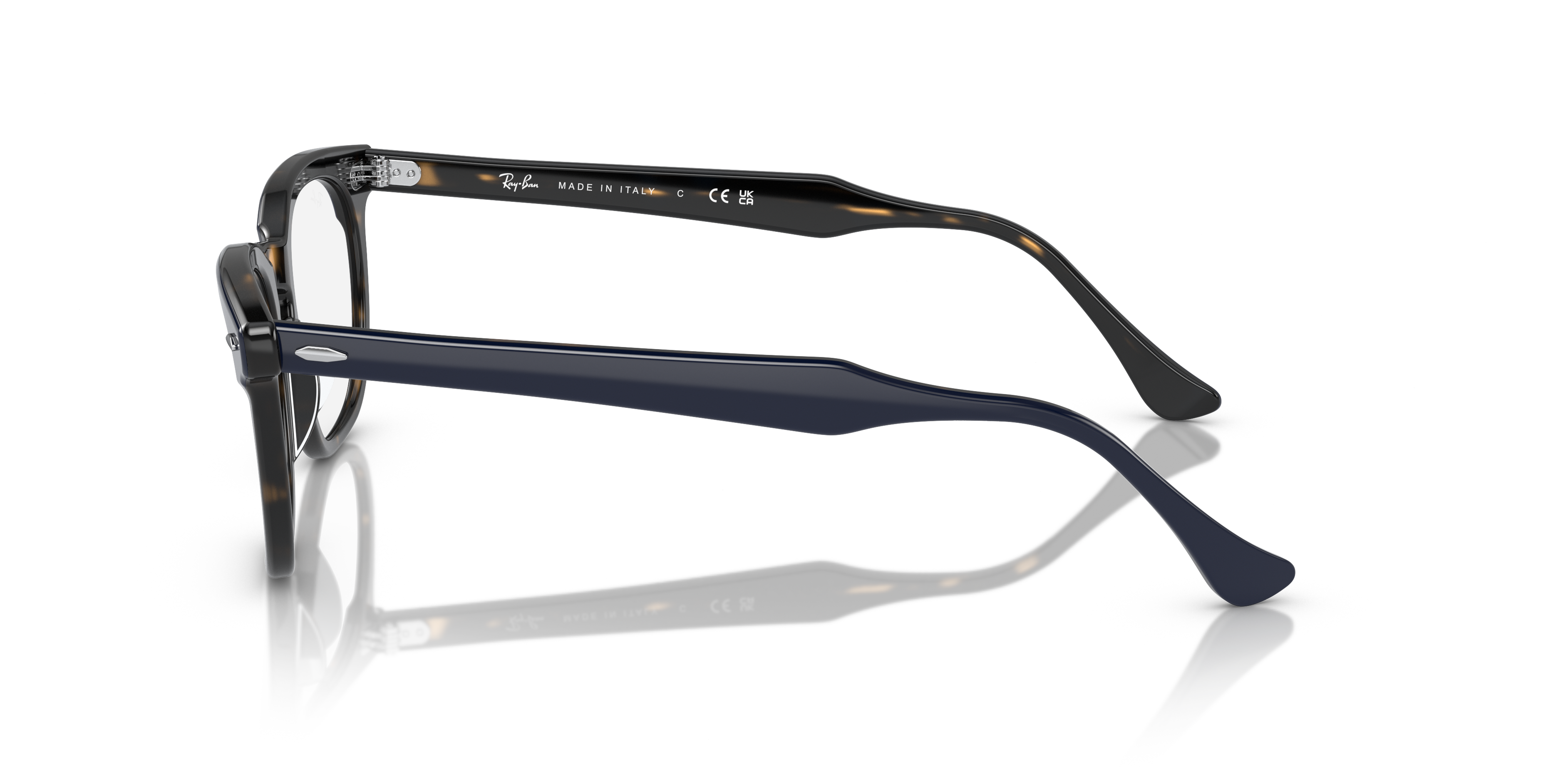 HAWKEYE OPTICS Eyeglasses with Blue On Havana Frame - RB5398F