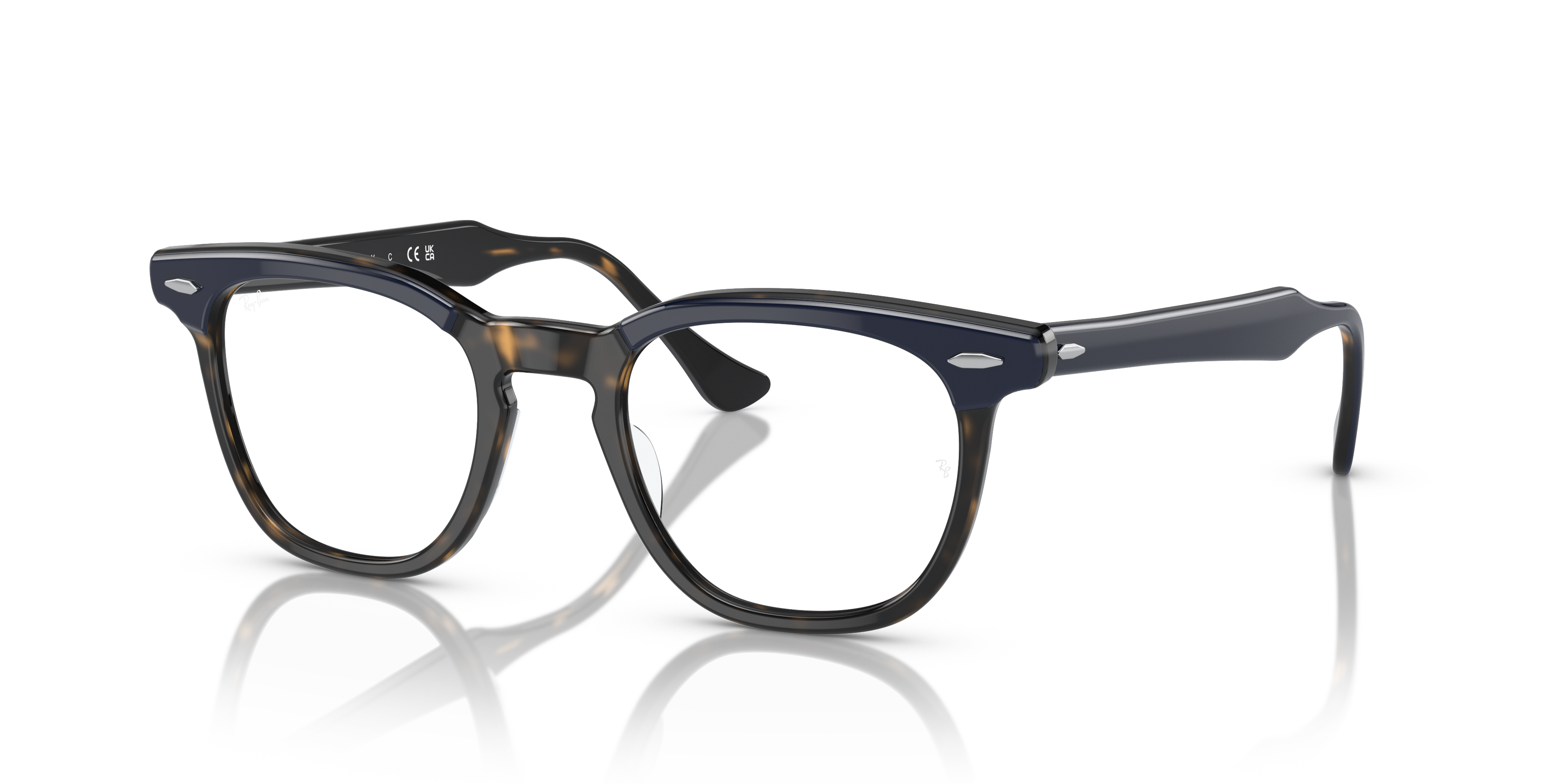 HAWKEYE OPTICS Eyeglasses with Blue On Havana Frame - RB5398F