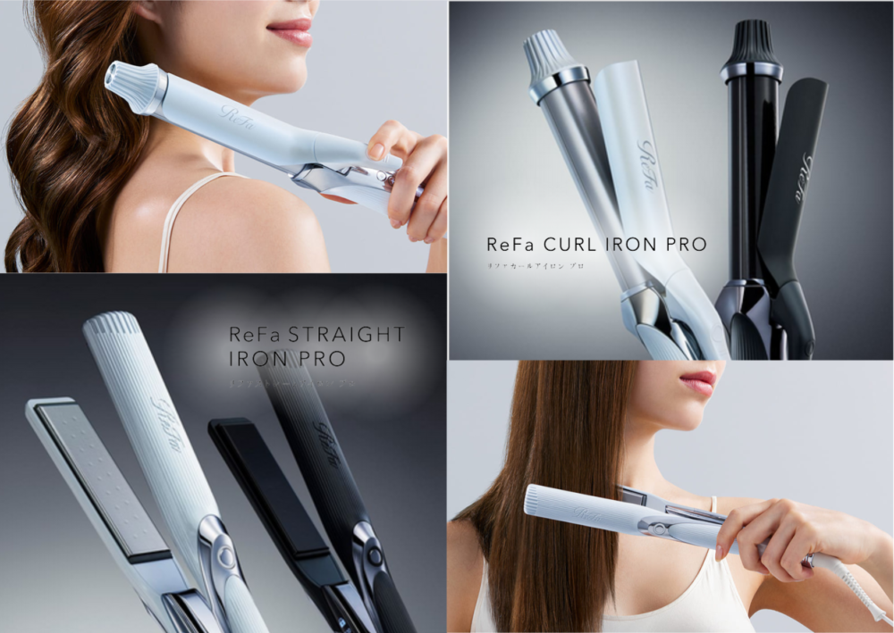 Refaストレートヘアアイロン USB充電付