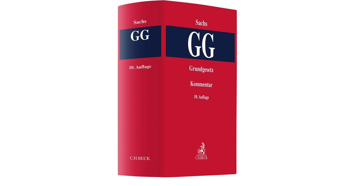 Sachs | Grundgesetz: GG | 10. Auflage | 2024 | beck-shop.de