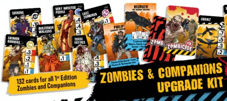 ZOMBICIDE: 2ND EDITION - ZOMBIES & COMPANIONS UPGRADE KIT (ENGLISH