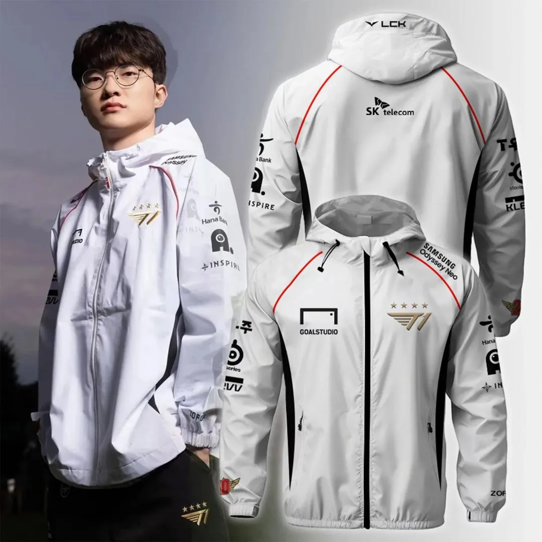 New T1 Esports Team Uniform Jacket League Of Legends World Finals