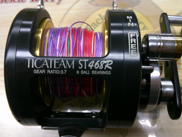TICA TEAM ST468R ベイトリール トローリングリール 船用 美品 TICA
