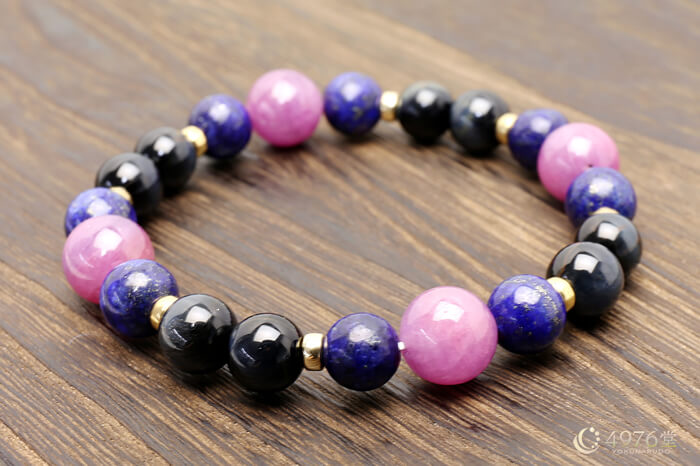 ルビー・ラピスラズリ・ホークスアイ ブレスレット ｜ 天然石通販の4976堂