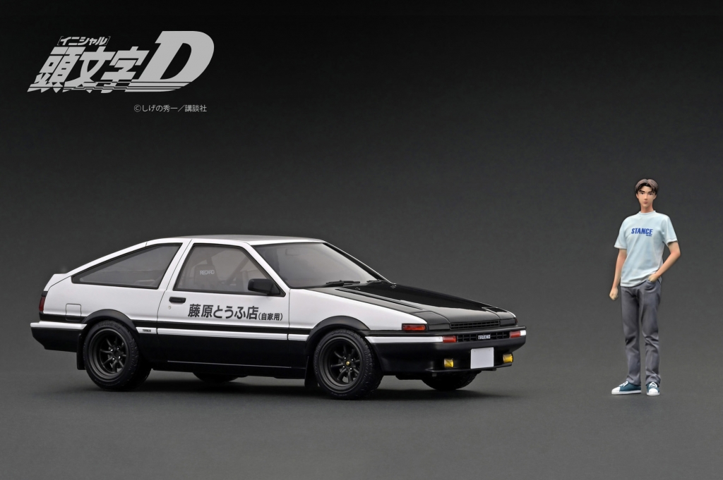 web optionで紹介！「藤原拓海フィギュア付き!」頭文字D「AE86」の新作