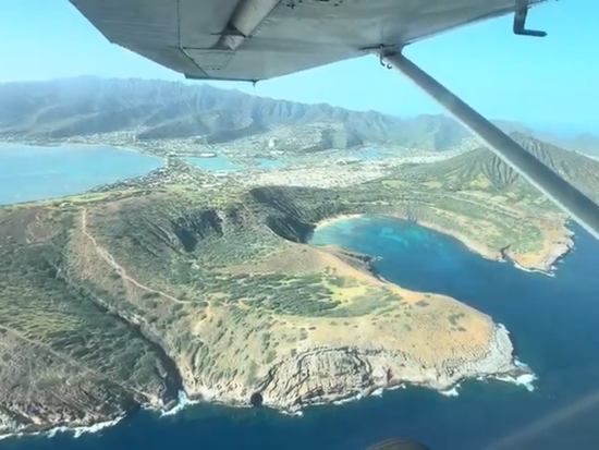 セスナ（小型飛行機）体験操縦 1名～参加OK！ハワイで気軽にフライト