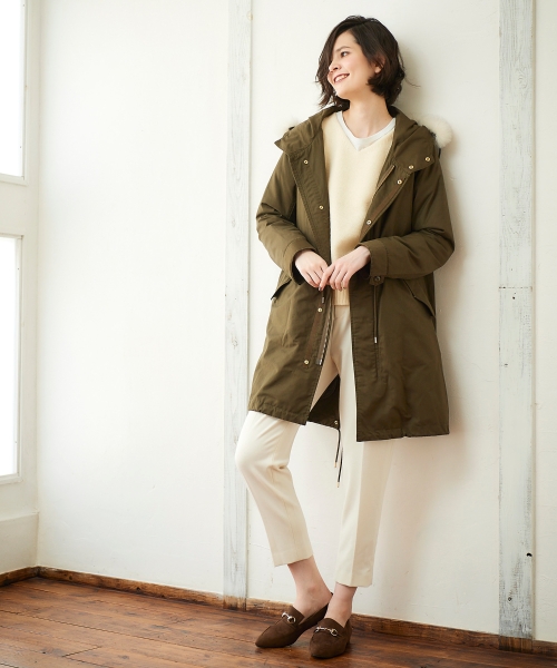 希少 マリテフランソワジルボー スタッズ パッチワーク ロングコート L