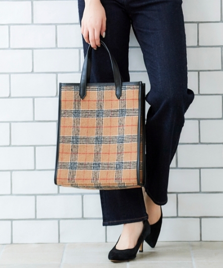 チェックトートバッグ/le.coeur blanc(ルクールブラン)｜ルクール