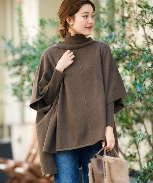 ニットポンチョ/le.coeur blanc(ルクールブラン)｜ルクールブラン公式