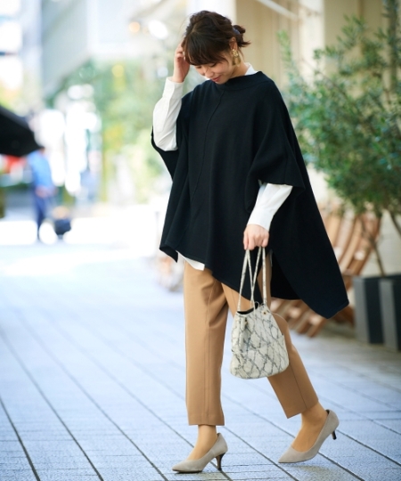 ニットポンチョ/le.coeur blanc(ルクールブラン)｜ルクールブラン公式