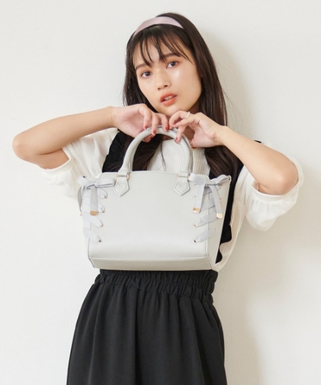 ダブルリボンハンドバッグ/MAJESTIC LEGON(マジェスティックレゴン