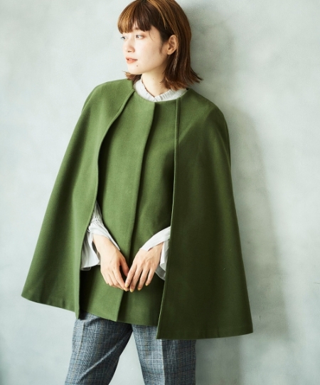 ライトクロスケープコート/le.coeur blanc(ルクールブラン)｜ルクール