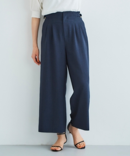 セットアップ対応》タンブラーブッチャータックワイドパンツ/le.coeur