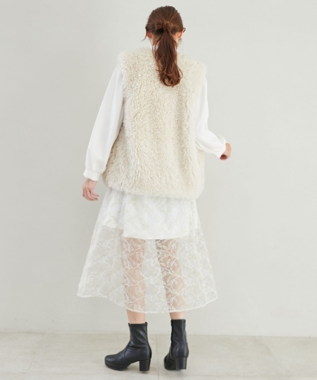 レースキャミワンピ×シャツワンピセット/MAJESTIC LEGON