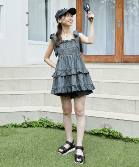 ショルダーリボンティアードビスチェ/MAJESTIC LEGON(マジェスティック