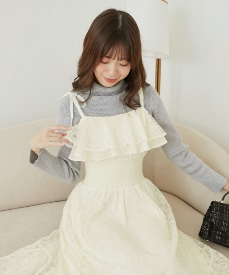 2wayコルセットレースワンピ/MAJESTIC LEGON(マジェスティックレゴン