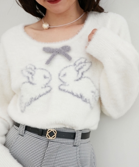 ふわふわtwinsニット/MAJESTIC LEGON(マジェスティックレゴン