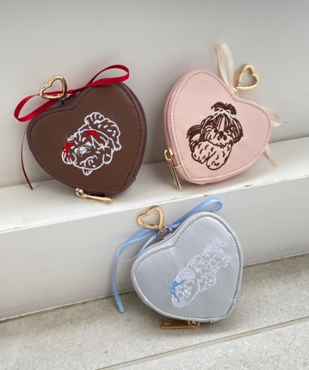 SZKコラボ ハートチャームポーチ/MAJESTIC LEGON(マジェスティック