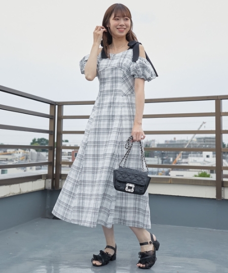 2wayバイカラーリボンワンピース/MAJESTIC LEGON(マジェスティック