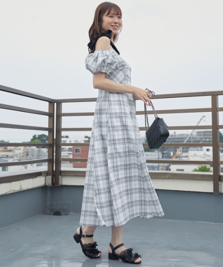 2wayバイカラーリボンワンピース/MAJESTIC LEGON(マジェスティック