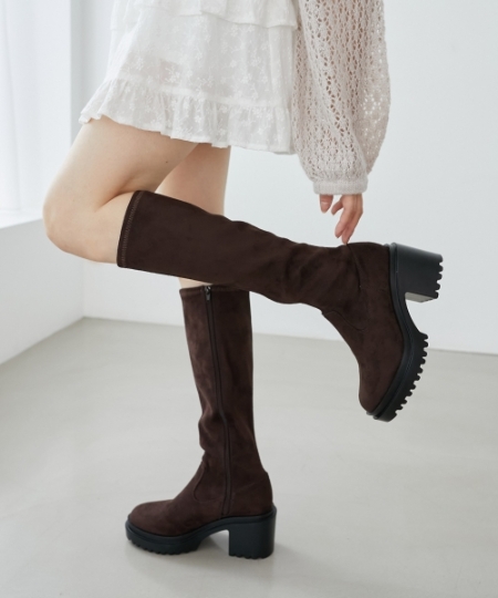 盛れるストレッチロングブーツ/MAJESTIC LEGON(マジェスティックレゴン