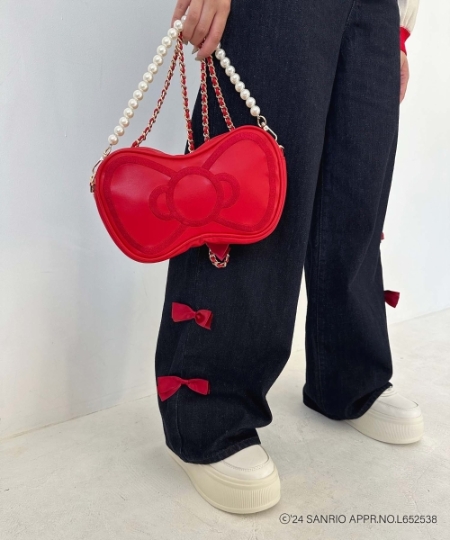 ハローキティ リボンチェーンバッグ/MAJESTIC LEGON(マジェスティック