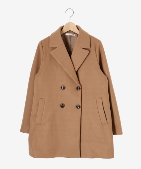 ダブルブレストハーフコート/MAJESTIC LEGON(マジェスティックレゴン