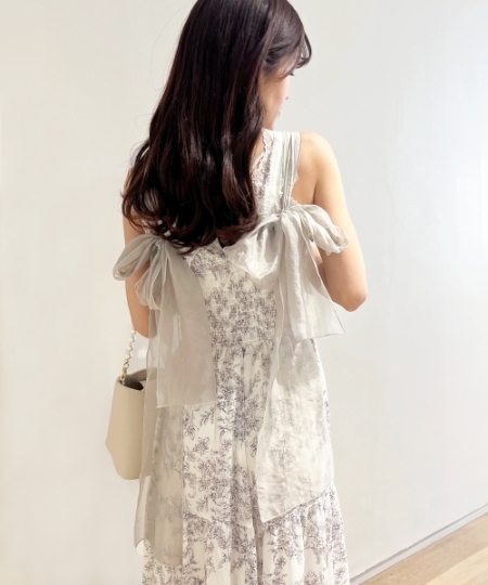 2way肩リボンキャミワンピ/MAJESTIC LEGON(マジェスティックレゴン