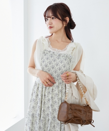 2way肩リボンキャミワンピ/MAJESTIC LEGON(マジェスティックレゴン