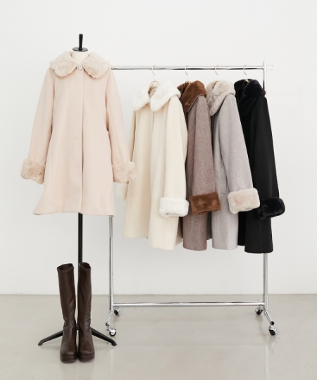 7wayファー×ビジューコート/MAJESTIC LEGON(マジェスティックレゴン