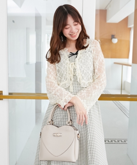 デコルテオープンニットセットワンピース/MAJESTIC LEGON