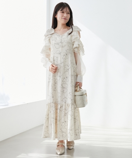 コバヤシシゲオ様GOLDS∞infinityフリルレースワンピース コバヤシ