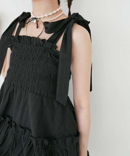 肩リボンバルーンチュニック/MAJESTIC LEGON(マジェスティックレゴン