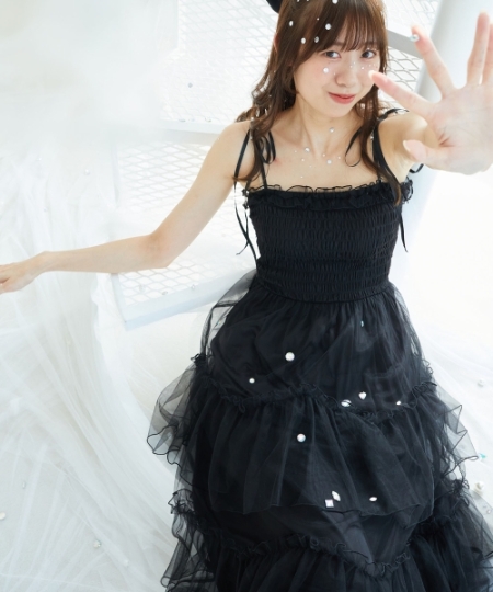 パールチェーンキャミワンピース/MAJESTIC LEGON(マジェスティック