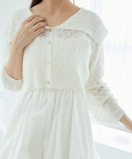 カーデ×バルーンキャミワンピセット/MAJESTIC LEGON(マジェスティック