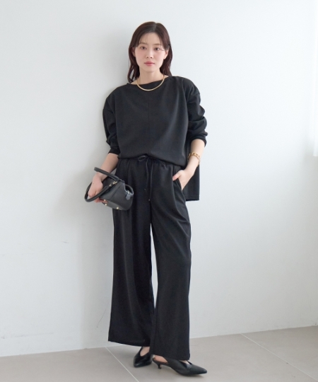 WEB限定アイテム》2点セット ライトジョーゼットセットアップ/le.coeur