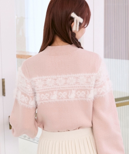 ネコチャンジャカードトップス/MAJESTIC LEGON(マジェスティックレゴン