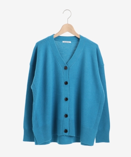 ウォッシャブルウールVネックカーディガン/le.coeur blanc(ルクール