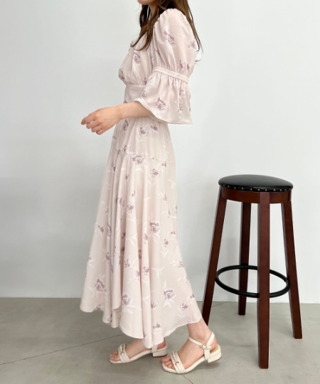 オトナフローラルパターンブラウス/MAJESTIC LEGON(マジェスティック