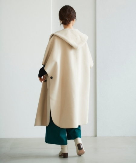 vaneum クロークフーディポンチョコート/le.coeur blanc(ルクール