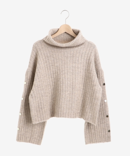 スリットスリーブリブニット/MAJESTIC LEGON(マジェスティックレゴン