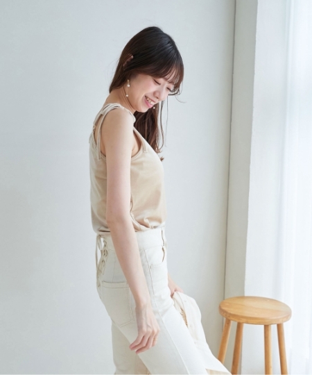 カップ付きベロアキャミソール/MAJESTIC LEGON(マジェスティックレゴン