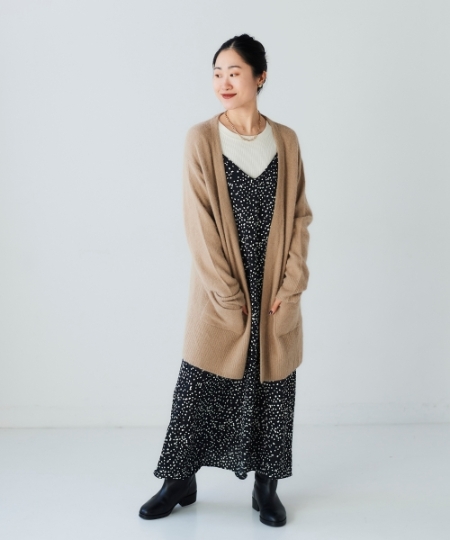 FOX×アンゴラガウンカーディガン/le.coeur blanc(ルクールブラン