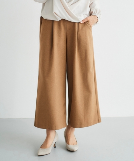 ウールライクワイドクロップドパンツ/le.coeur blanc(ルクールブラン