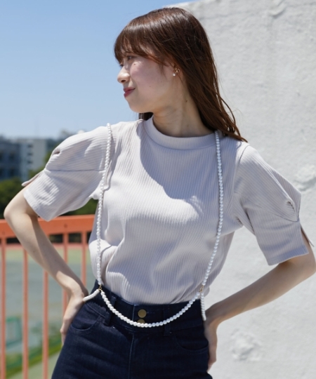 タックスリーブトップス/MAJESTIC LEGON(マジェスティックレゴン