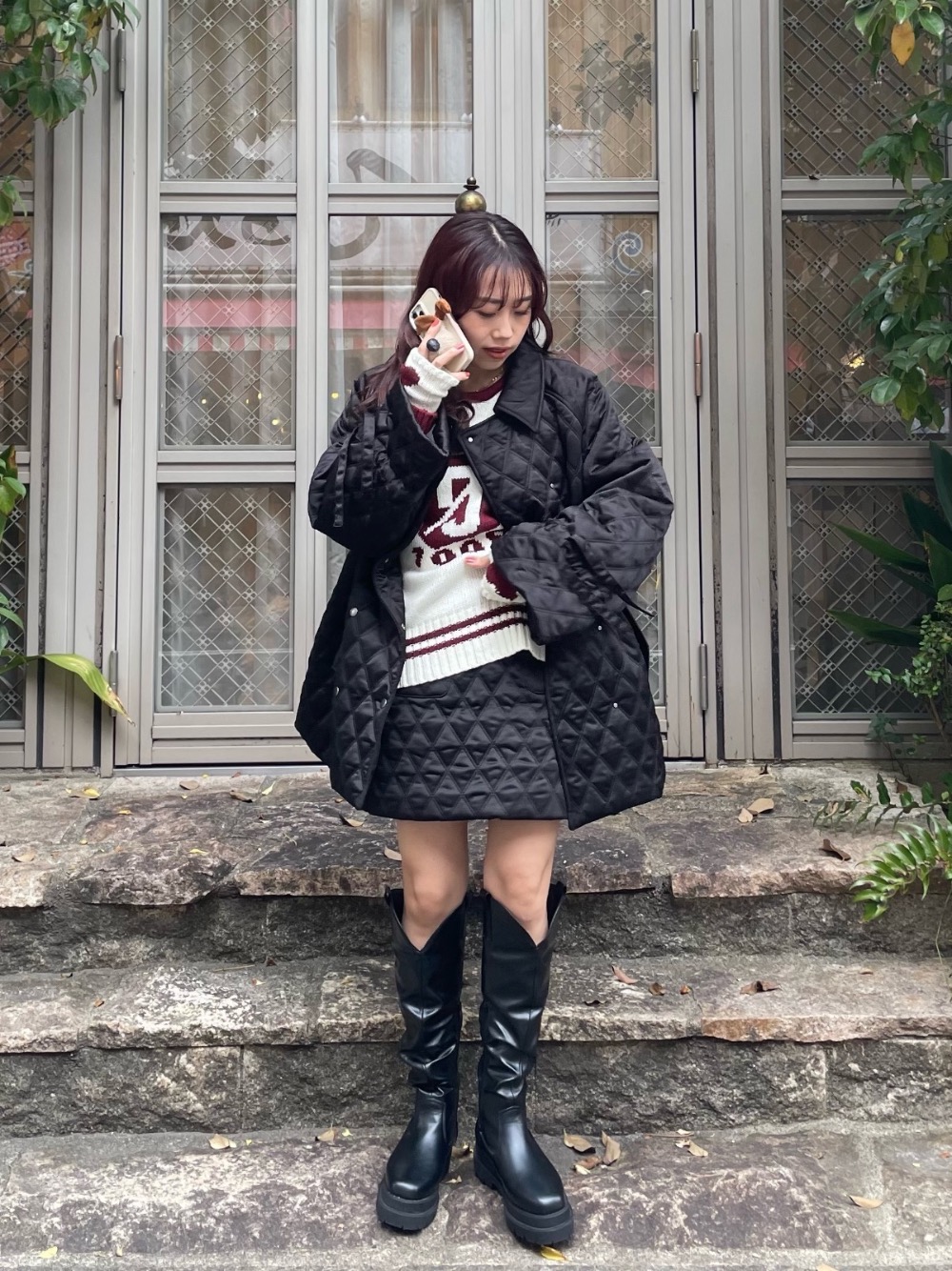 キルティングラグランコート | Kasaki | TINA：JOJUN | タカシマヤ