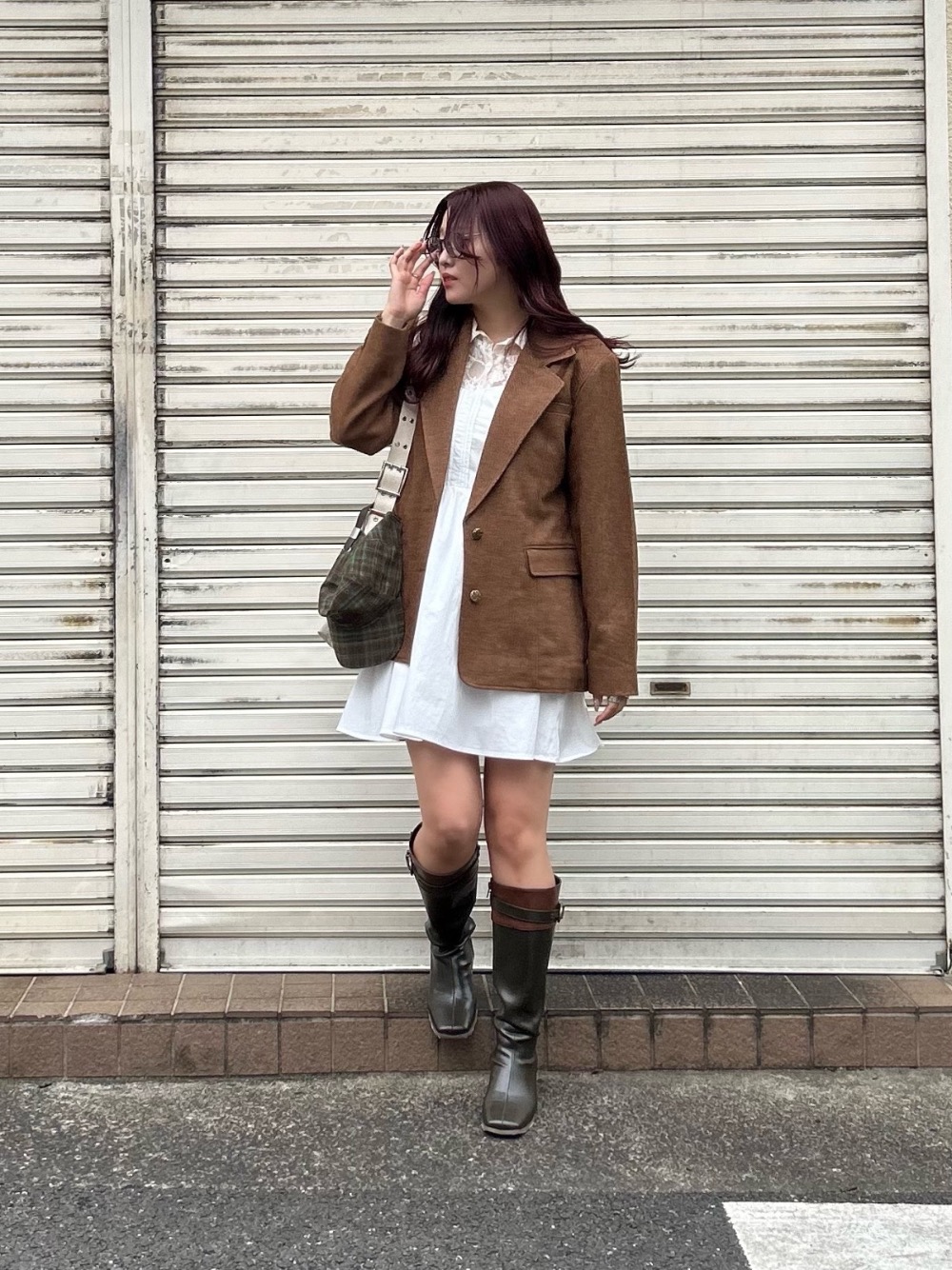 ウールミックス チェックジャケット | Rio | TINA：JOJUN | ルミネ大宮